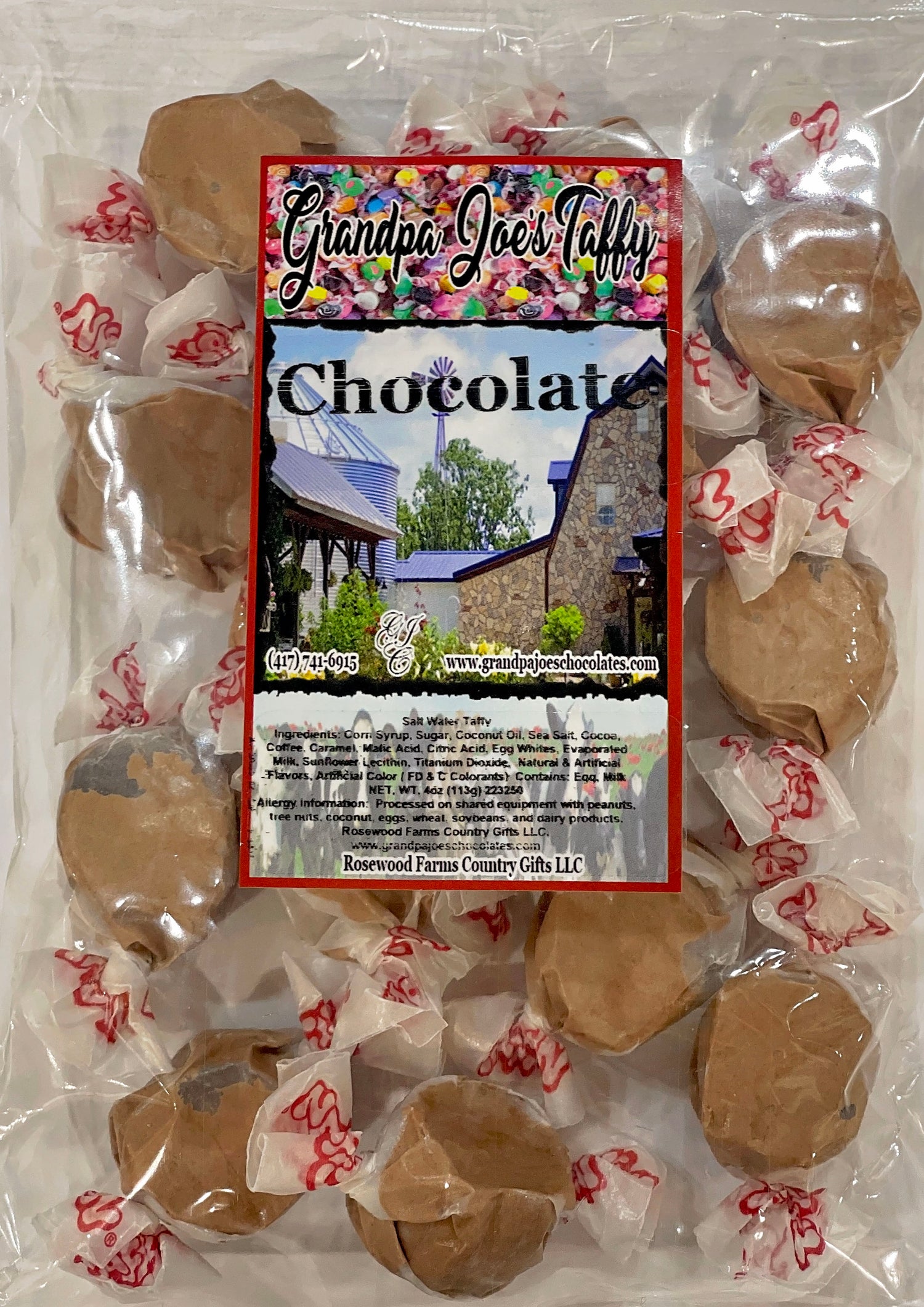 Chocolate Taffy - Grandpa Joe's Chocolates