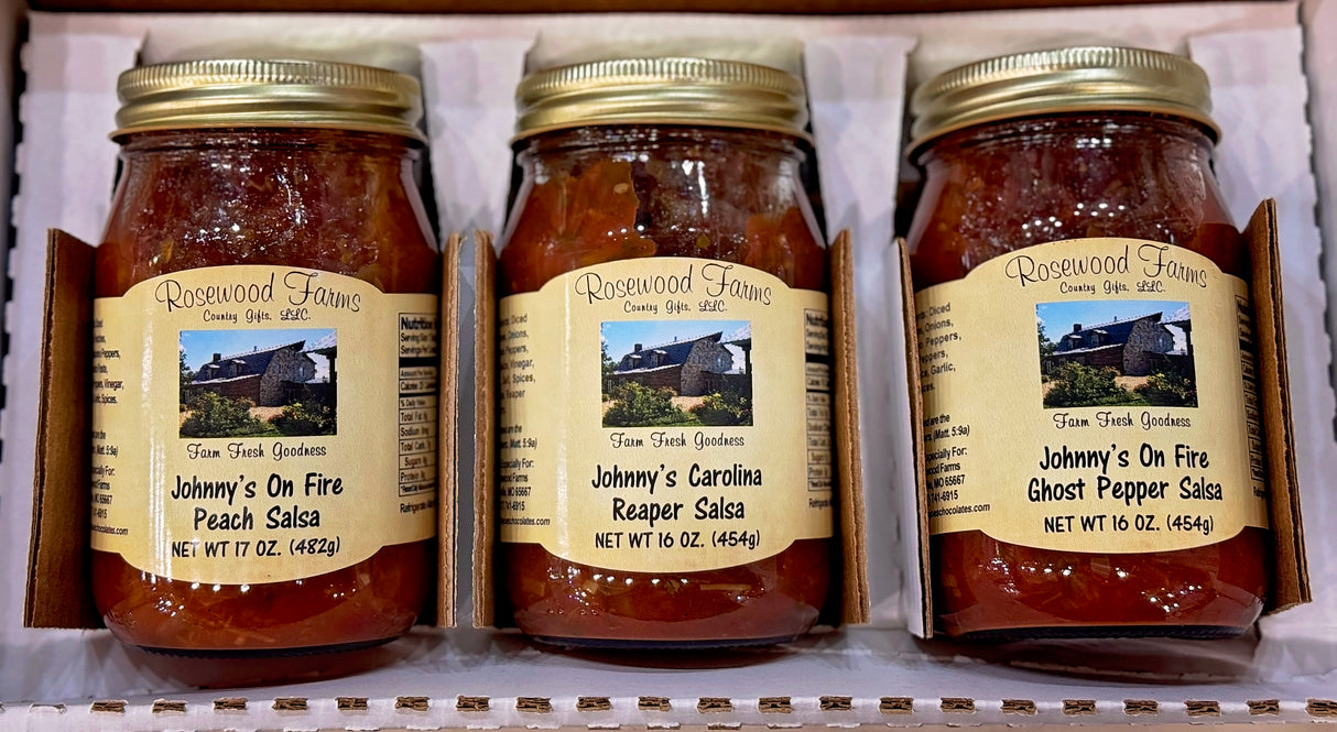 Heat Lovers Best Sellers Salsa Gift Box - Grandpa Joe's Chocolates