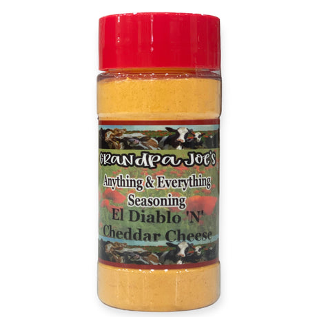 Grandpa Joe's El Diablo 'N' Cheddar Cheese Anything & Everything Seasoning - Grandpa Joe's Chocolates