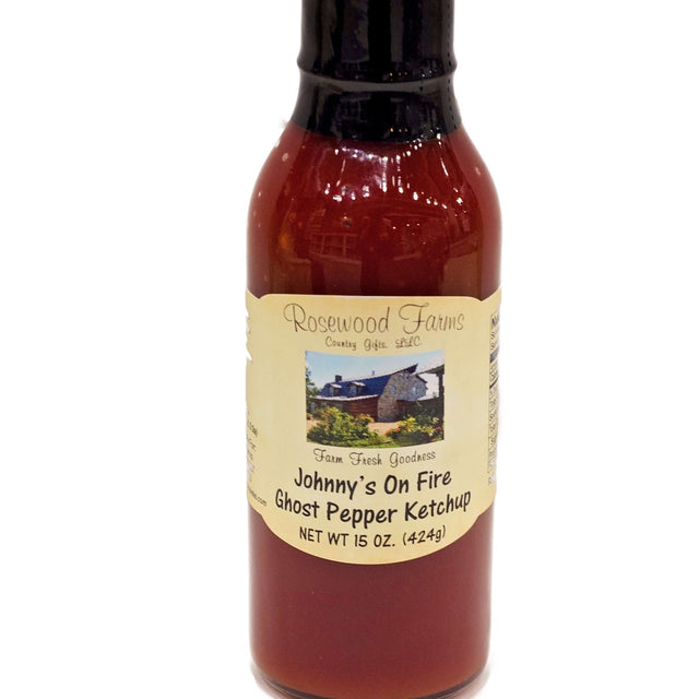 Johnny's on Fire Ghost Pepper Ketchup - Grandpa Joe's Chocolates