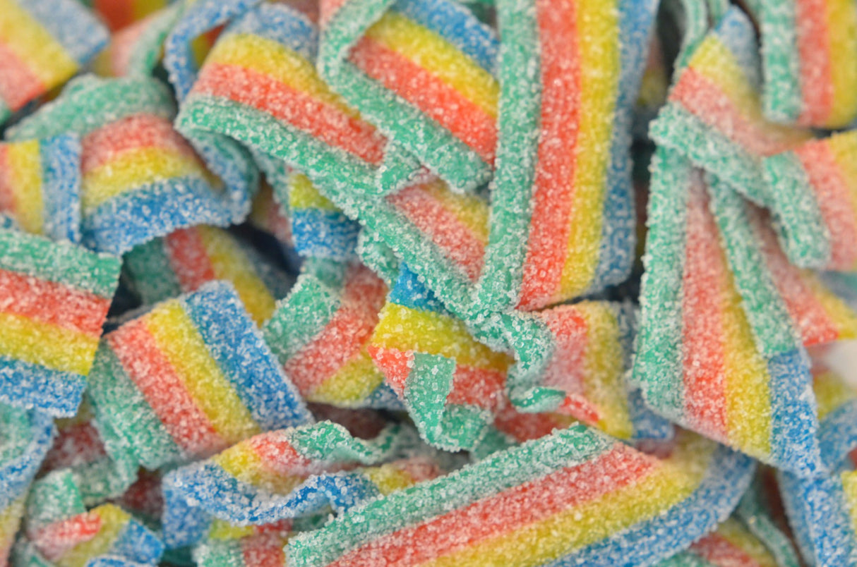 Tutti Fruiti Sour Belts - Grandpa Joe's Chocolates
