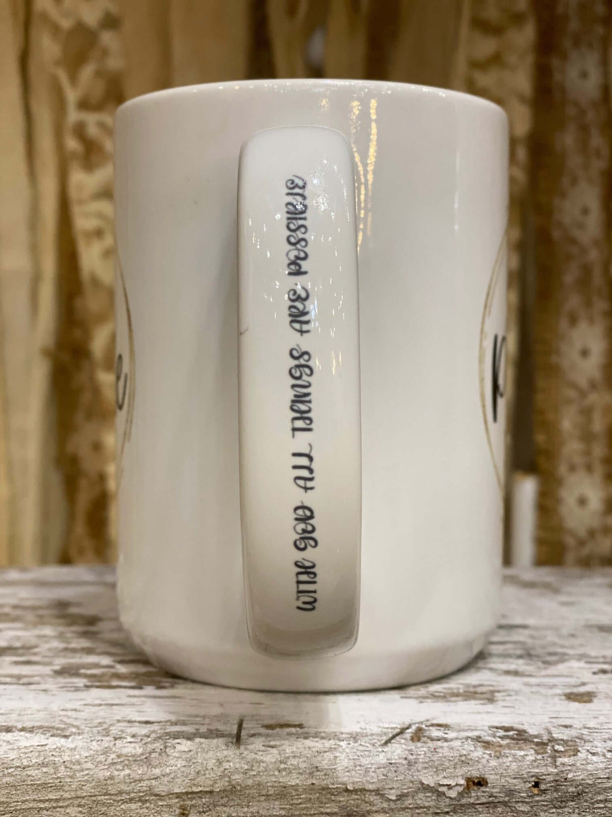 With God All Things Are Possible Mug - Grandpa Joe's Chocolates