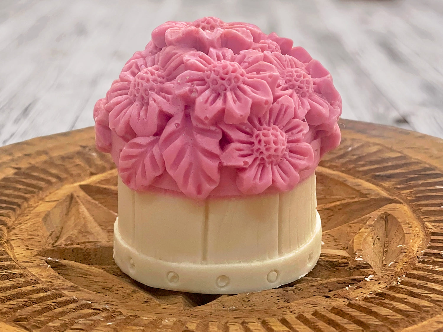 Oatmeal Floral Soap - Grandpa Joe's Chocolates