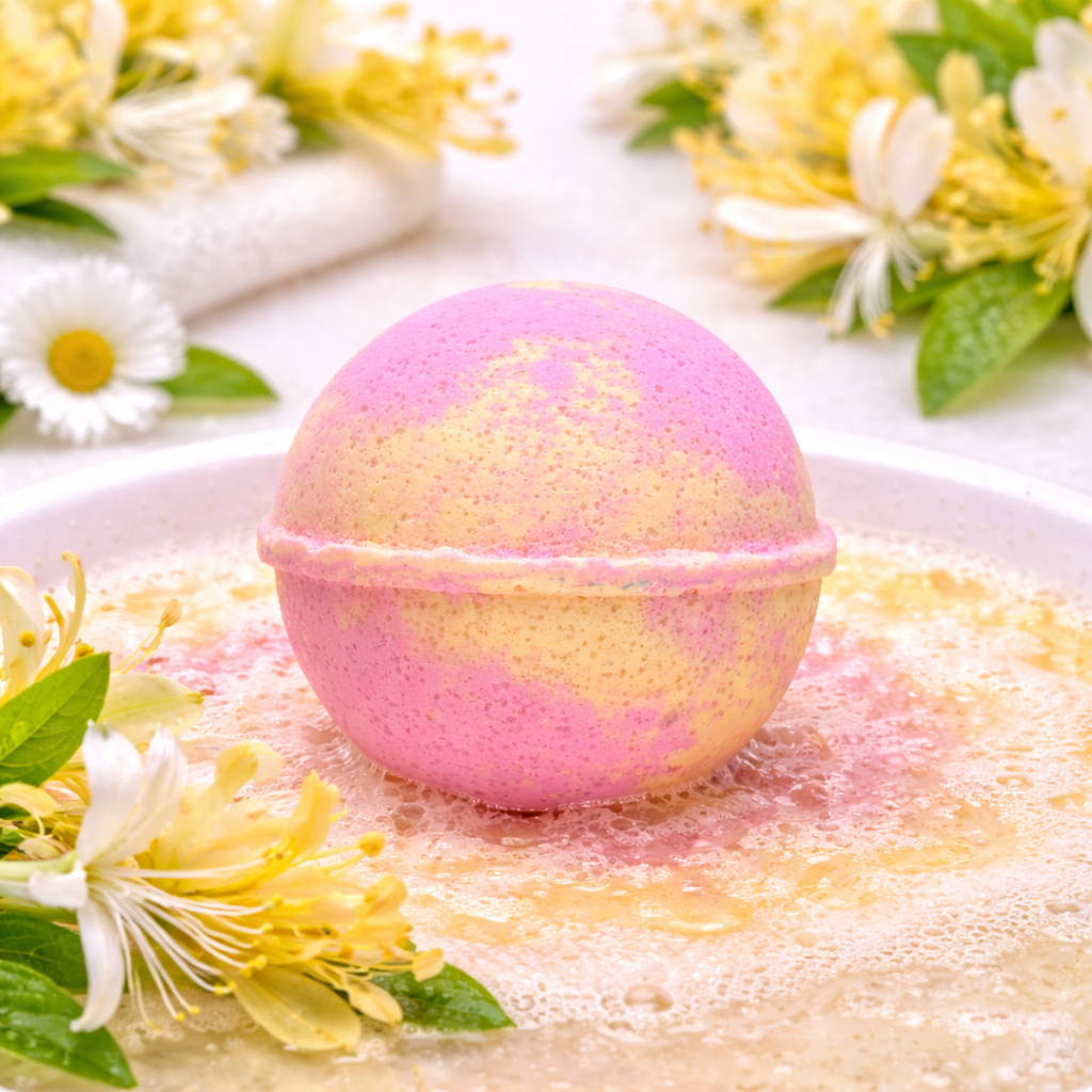 Honeysuckle Bath Bomb - Grandpa Joe's Chocolates