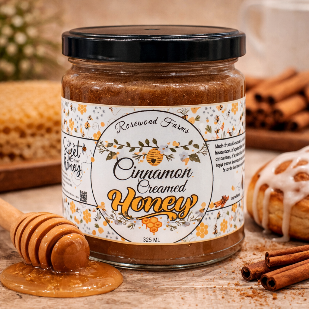 Cinnamon Creamed Honey - Grandpa Joe's Chocolates