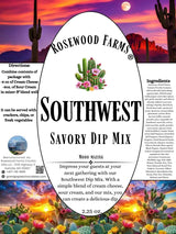 Savory Southwest Dip Mix - Grandpa Joe's Chocolates