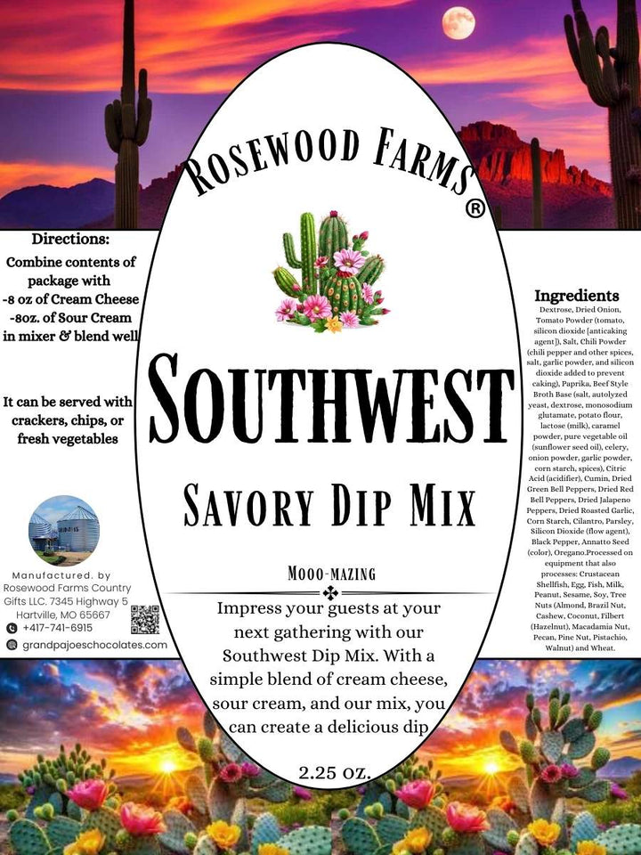 Savory Southwest Dip Mix - Grandpa Joe's Chocolates