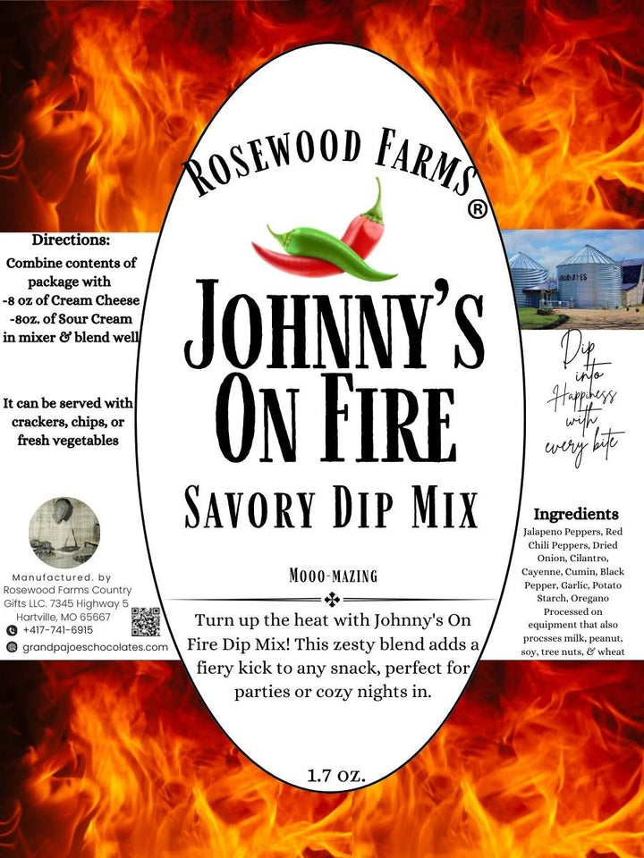 Johnny's on Fire Dip Mix - Grandpa Joe's Chocolates