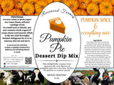 Pumpkin Pie Dessert Dip Mix - Grandpa Joe's Chocolates