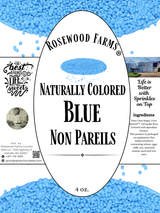 Naturally Colored Blue NonPareils