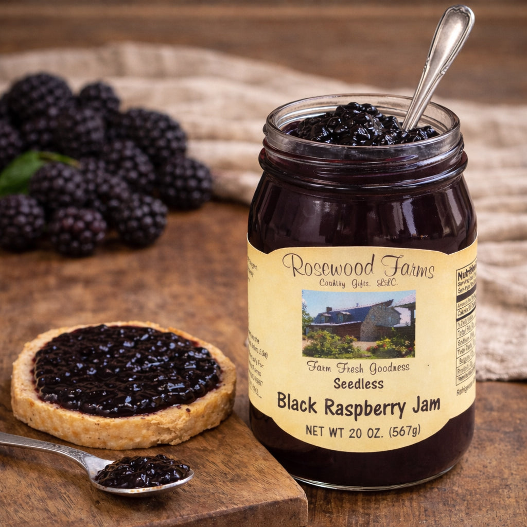 Seedless Black Raspberry Jam - Grandpa Joe's Chocolates