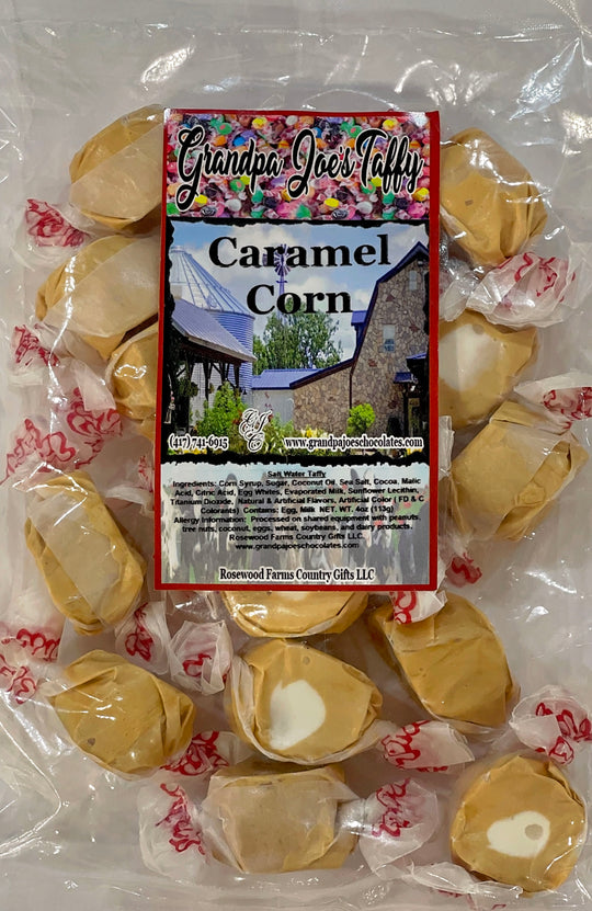 Caramel Corn Taffy - Grandpa Joe's Chocolates