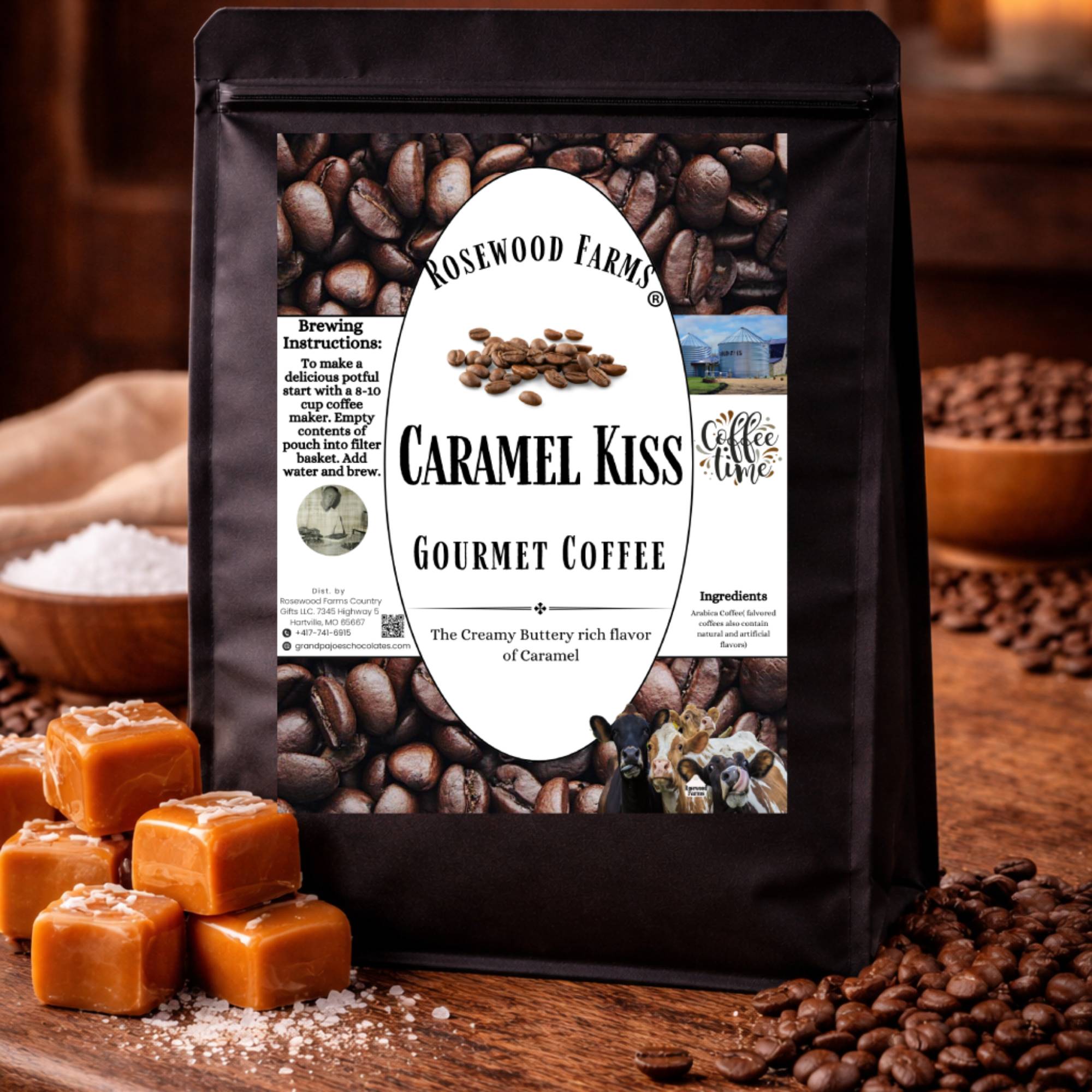 Caramel Kiss Coffee – Grandpa Joe's Chocolates