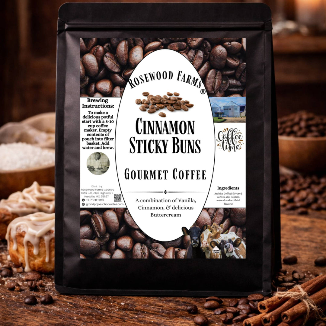 Cinnamon Sticky Buns Coffee - Grandpa Joe's Chocolates