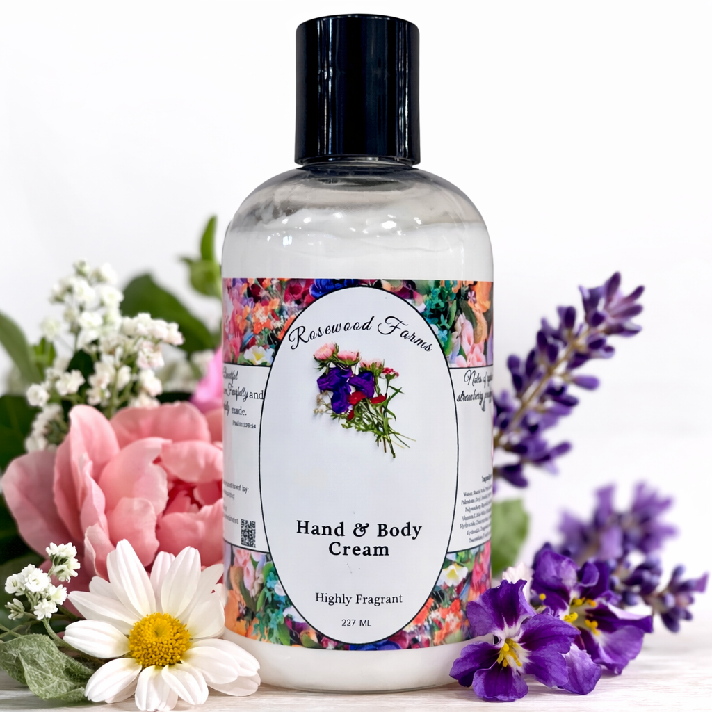 Rosewoods Collection : Hand & Body Cream - Grandpa Joe's Chocolates