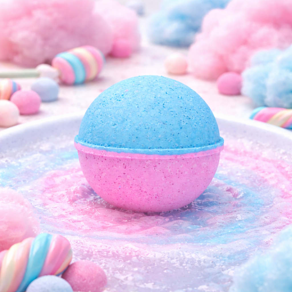 Cotton Candy Bath Bomb - Grandpa Joe's Chocolates