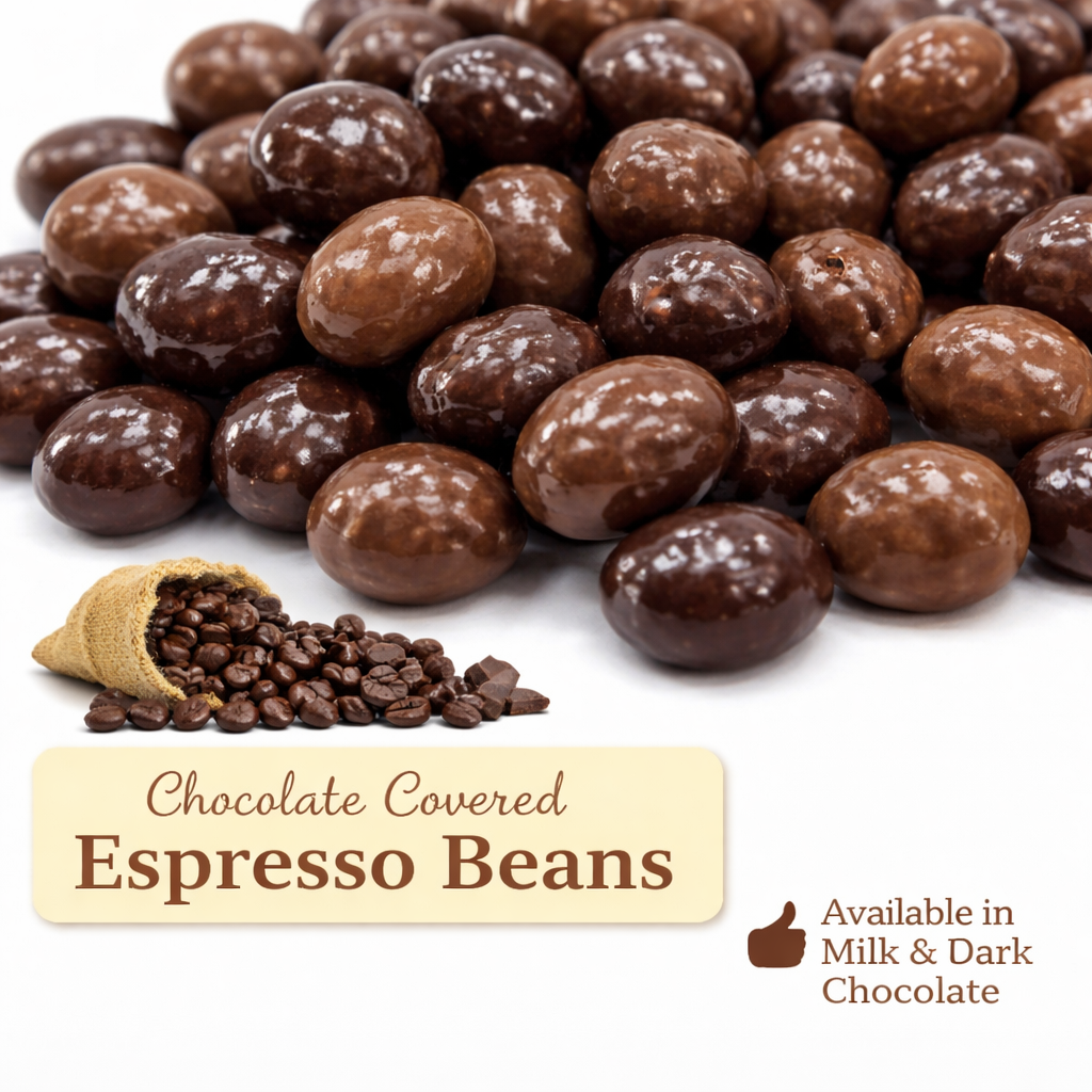 Dark Chocolate Covered Espresso Beans - Grandpa Joe's Chocolates