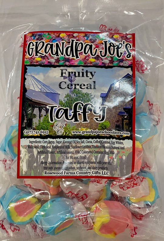 Fruity Cereal Taffy - Grandpa Joe's Chocolates