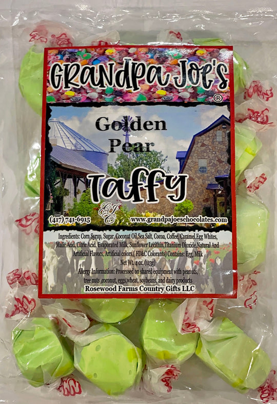 Golden Pear Taffy - Grandpa Joe's Chocolates