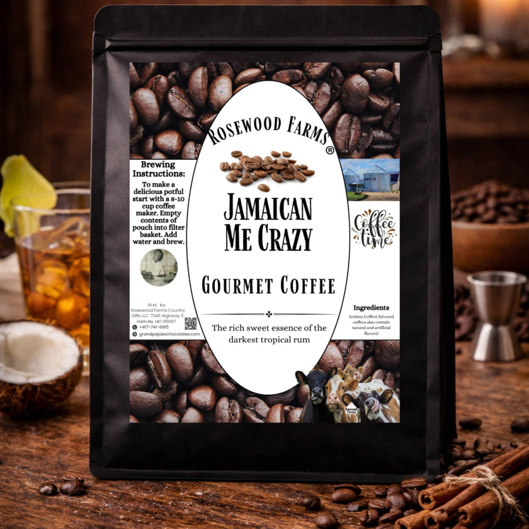 Jamaican Me Crazy Coffee - Grandpa Joe's Chocolates