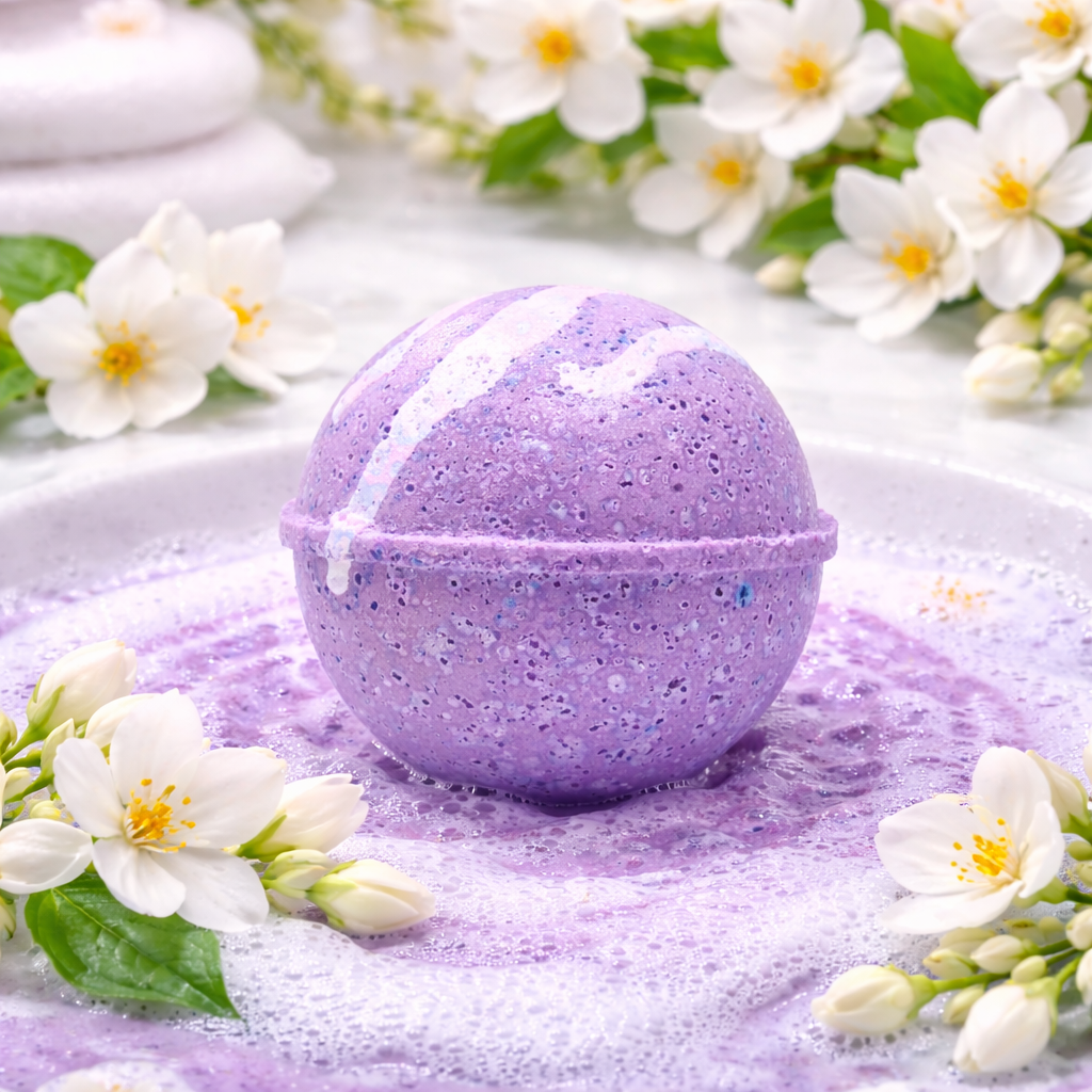 Jasmine Bath Bomb - Grandpa Joe's Chocolates