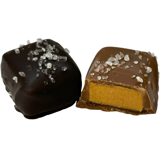 Chocolate Peanut Butter Melts Perfect Portion Bag - Grandpa Joe's Chocolates