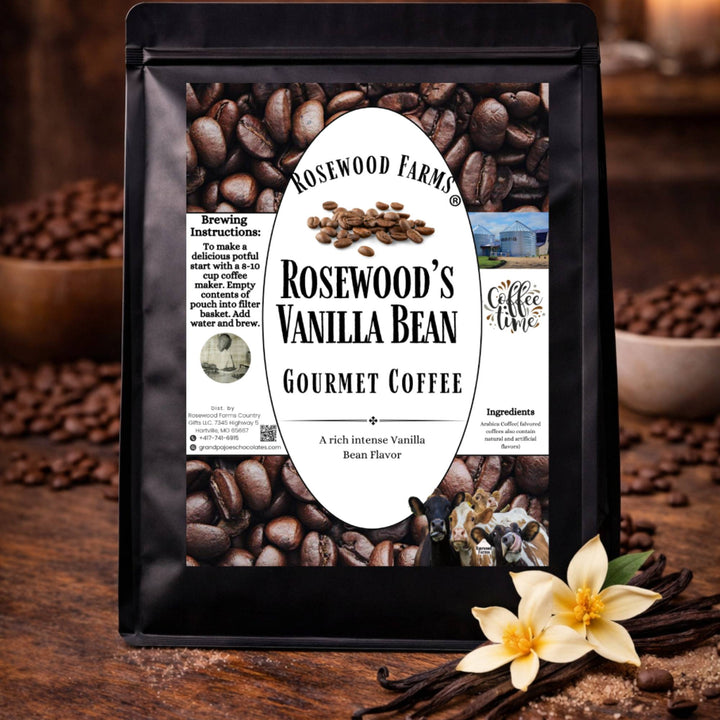 Rosewoods Vanilla Bean Coffee - Grandpa Joe's Chocolates