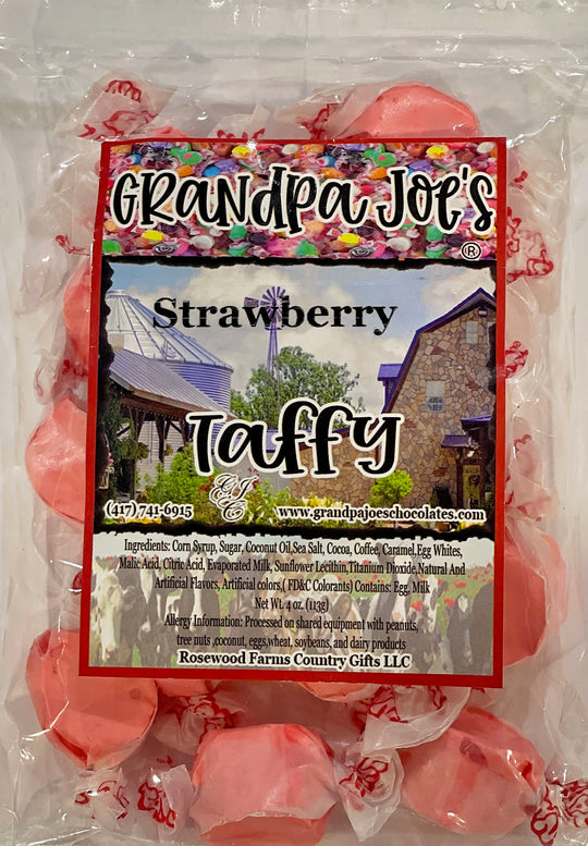 Strawberry Taffy - Grandpa Joe's Chocolates