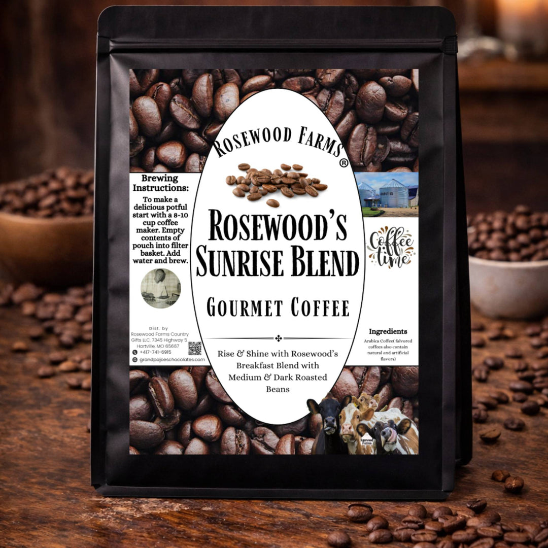 Rosewoods Sunrise Blend Coffee - Grandpa Joe's Chocolates