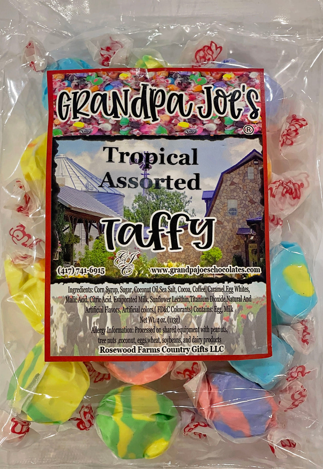 Tropical Taffy - Grandpa Joe's Chocolates