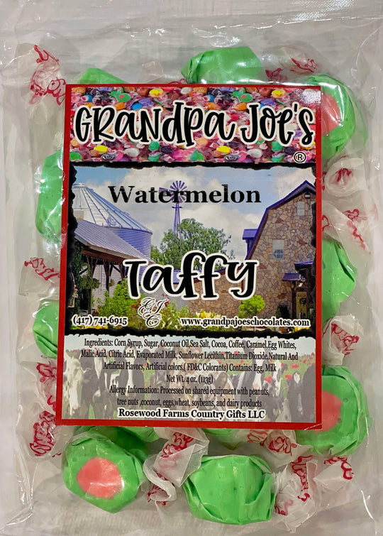 Watermelon Taffy - Grandpa Joe's Chocolates