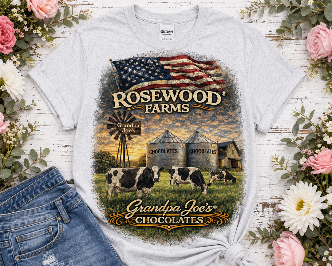 Rosewood Farms Americana Graphic Tee - Grandpa Joe's Chocolates