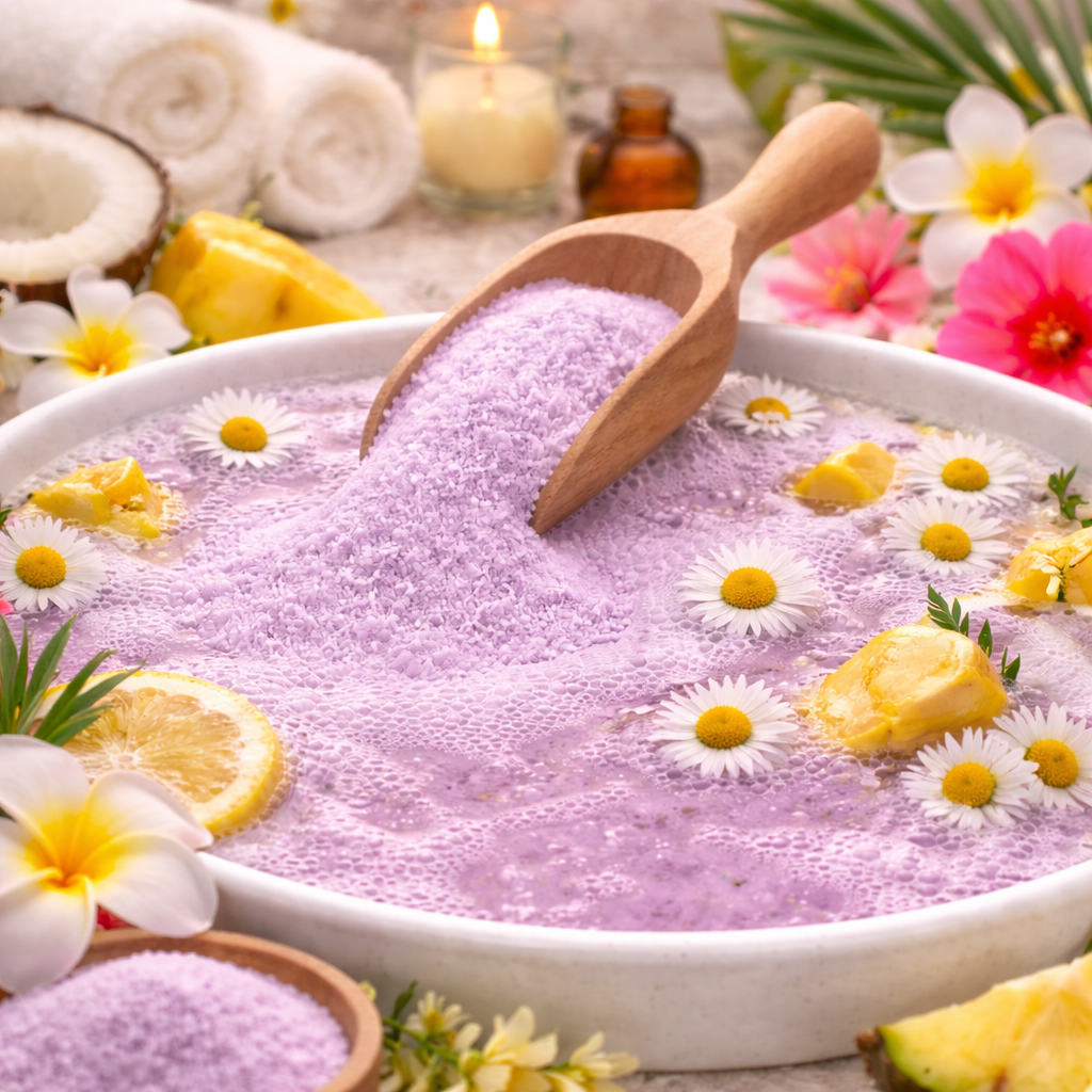 Tropical Bliss Foaming Bath Salts - Grandpa Joe's Chocolates