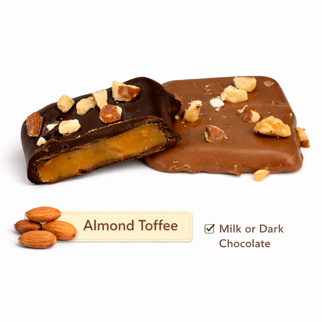 Almond Toffee - Grandpa Joe's Chocolates