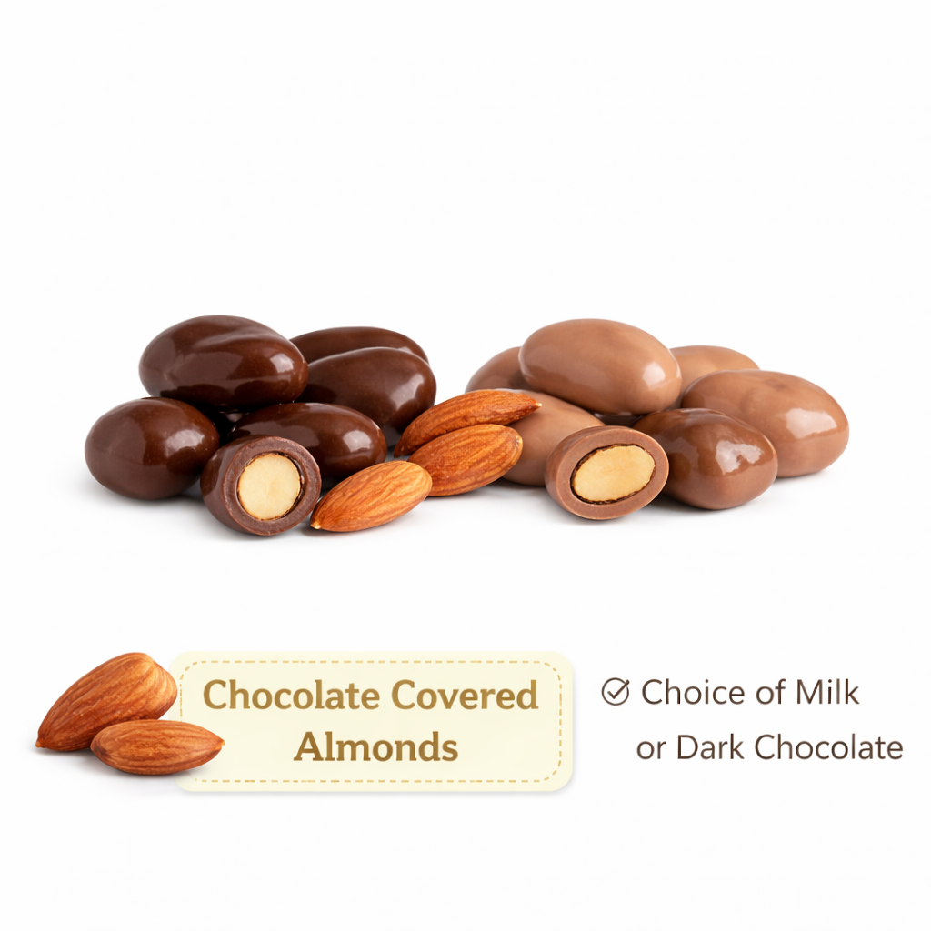 Chocolate Covered Almonds - Grandpa Joe's Chocolates