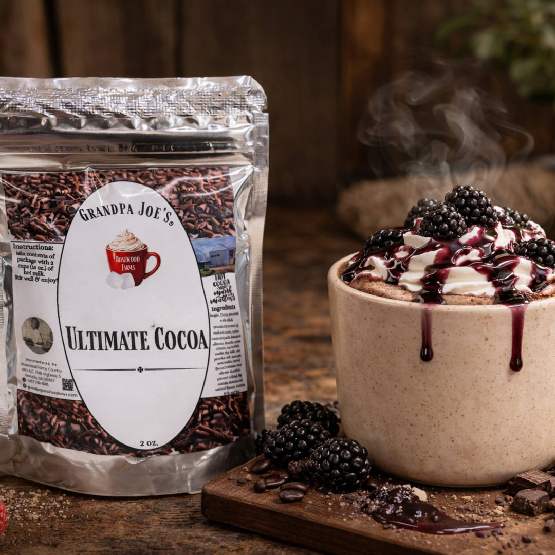 Grandpa Joe's Ultimate Blackberry Cocoa - Grandpa Joe's Chocolates