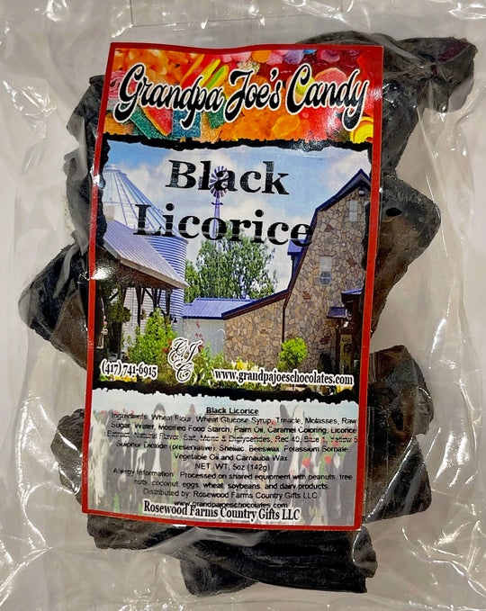 Black Licorice - Grandpa Joe's Chocolates