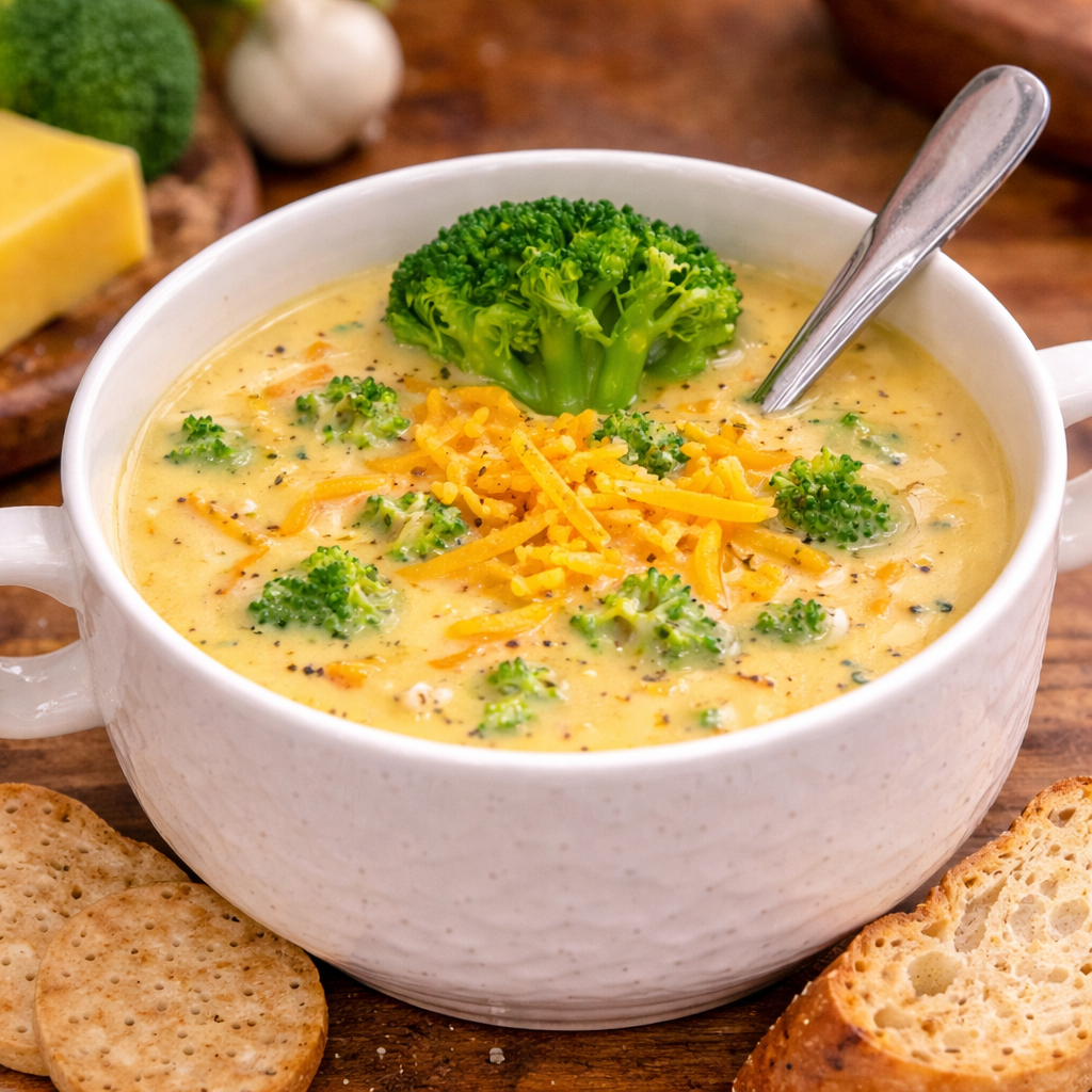Cheddar Broccoli Soup - Grandpa Joe's Chocolates