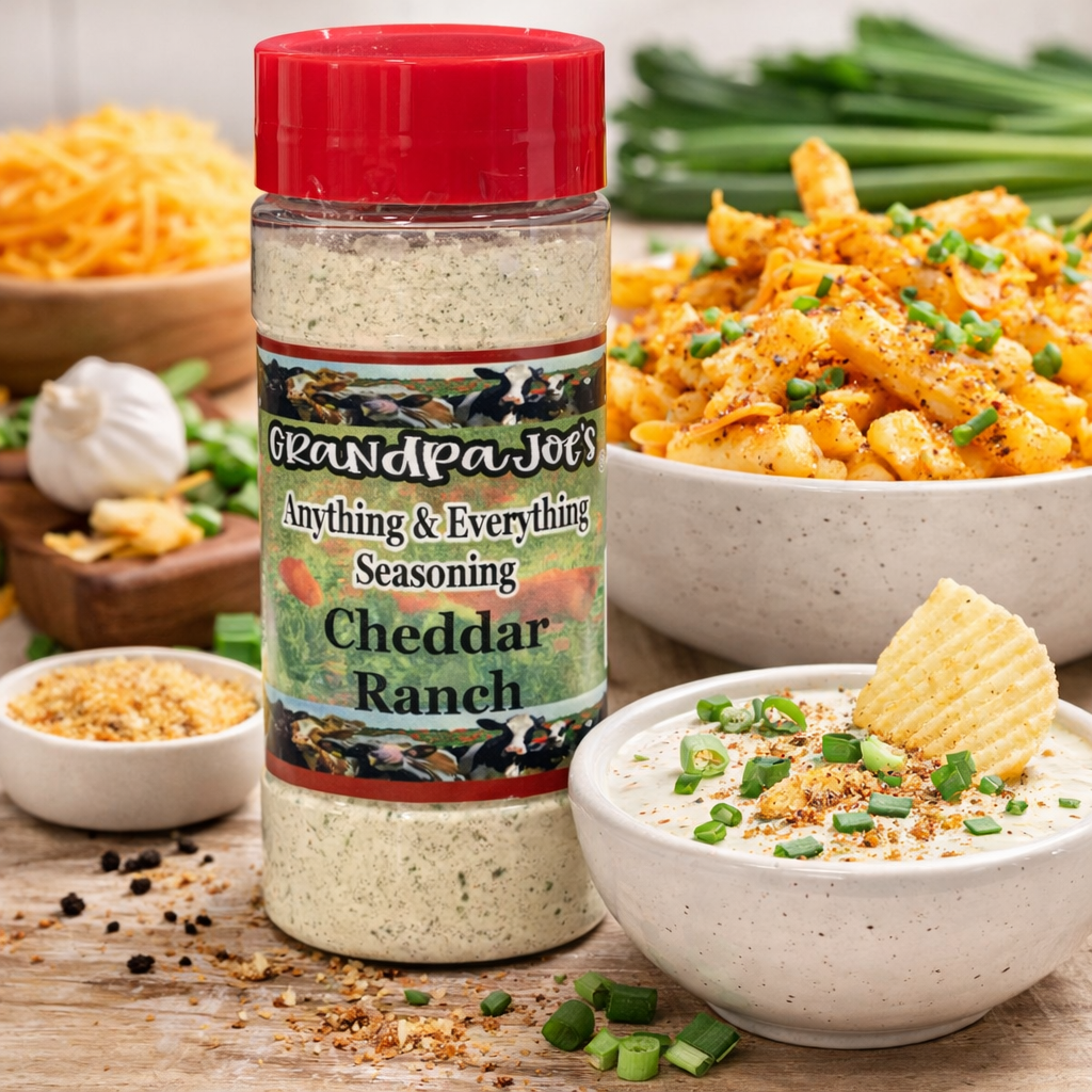 Grandpa Joe's Cheddar Ranch Anything & Everything Seasoning - Grandpa Joe's Chocolates