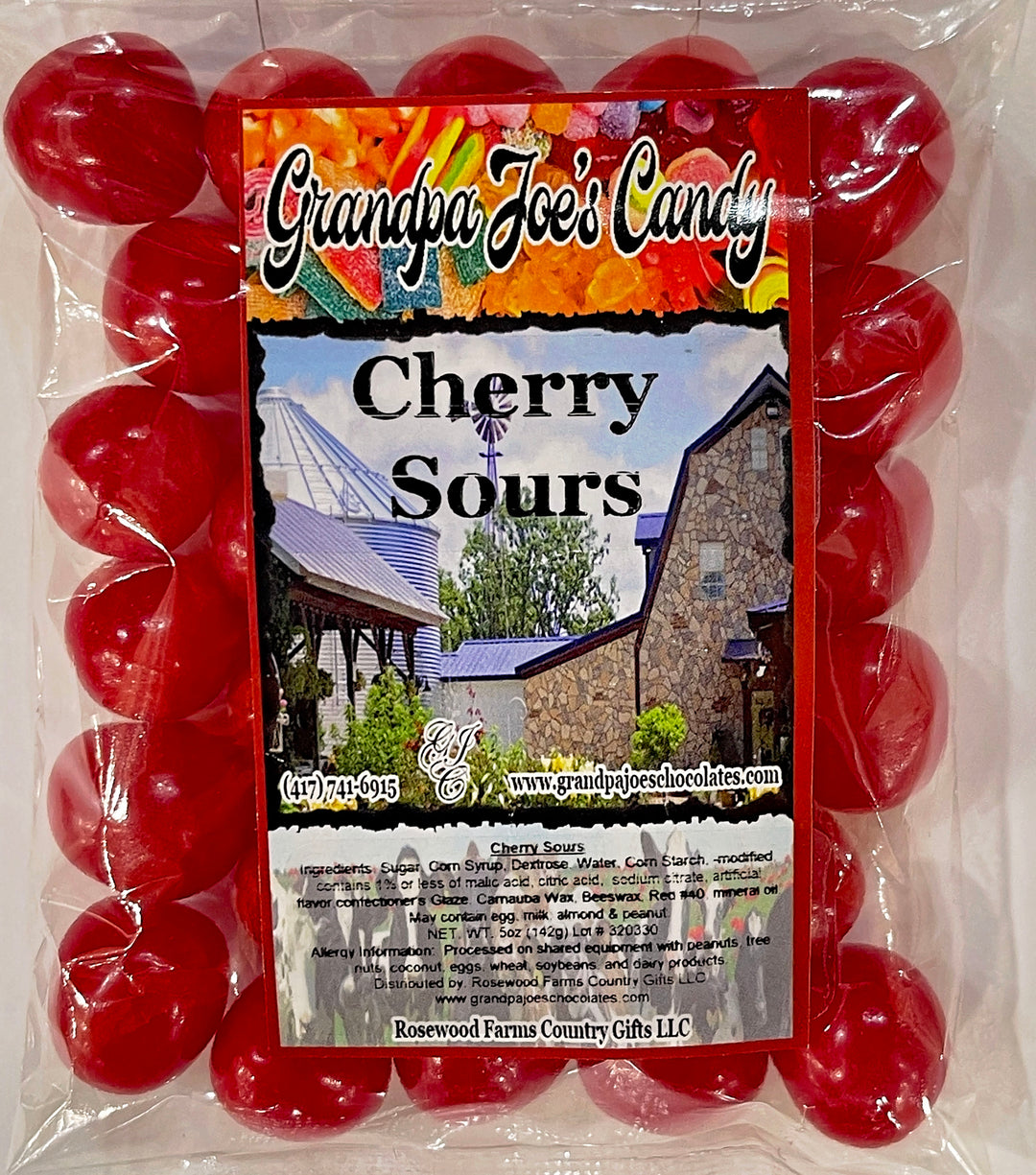Cherry Sours - Grandpa Joe's Chocolates