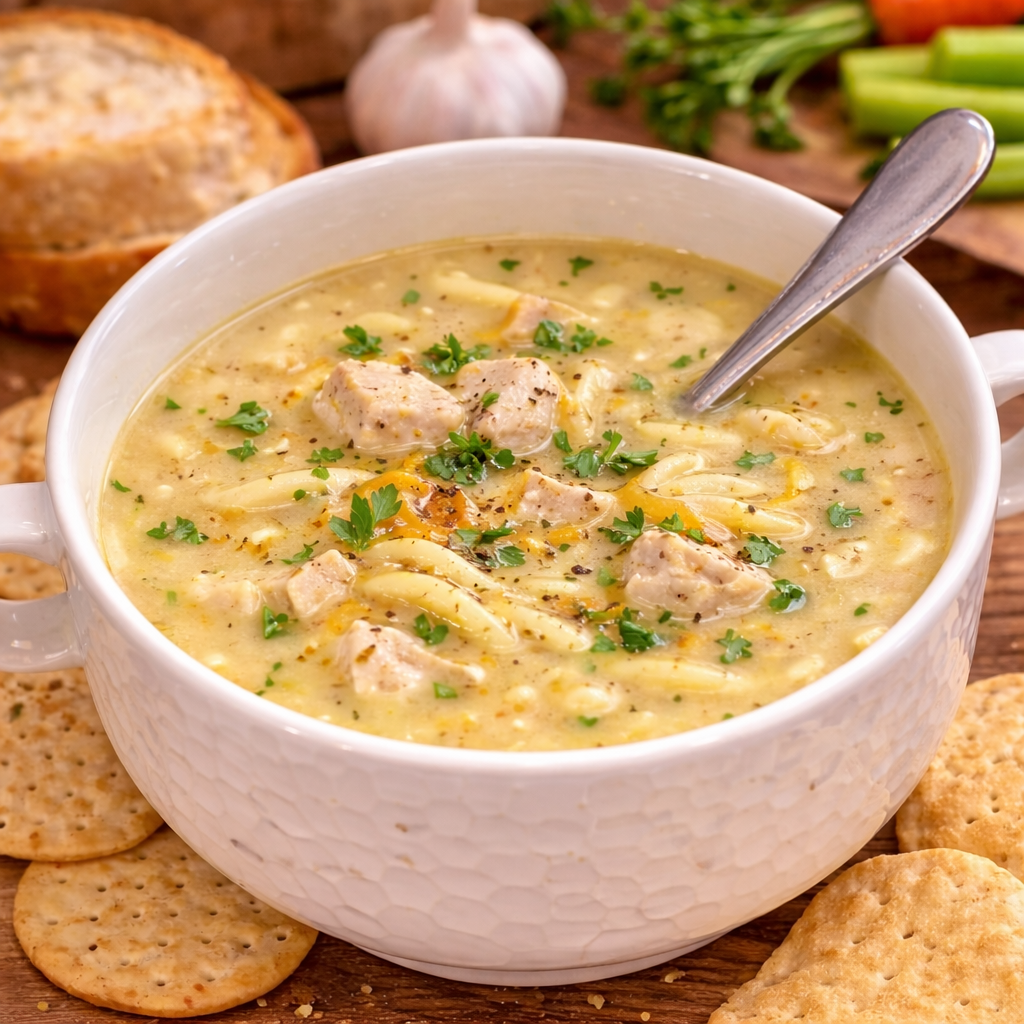 Creamy Chicken Noodle Soup - Grandpa Joe's Chocolates