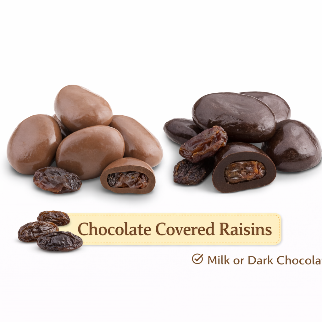 Chocolate Covered Raisins Perfect Portion Bag - Grandpa Joe's Chocolates