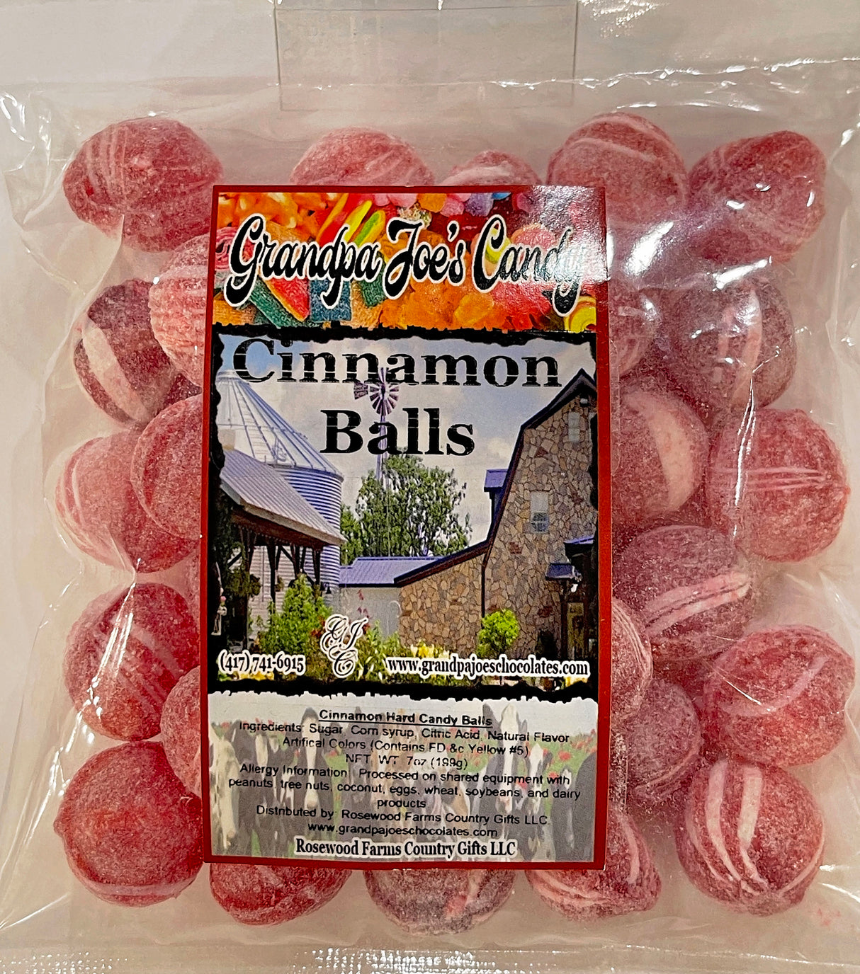 Cinnamon Balls - Grandpa Joe's Chocolates