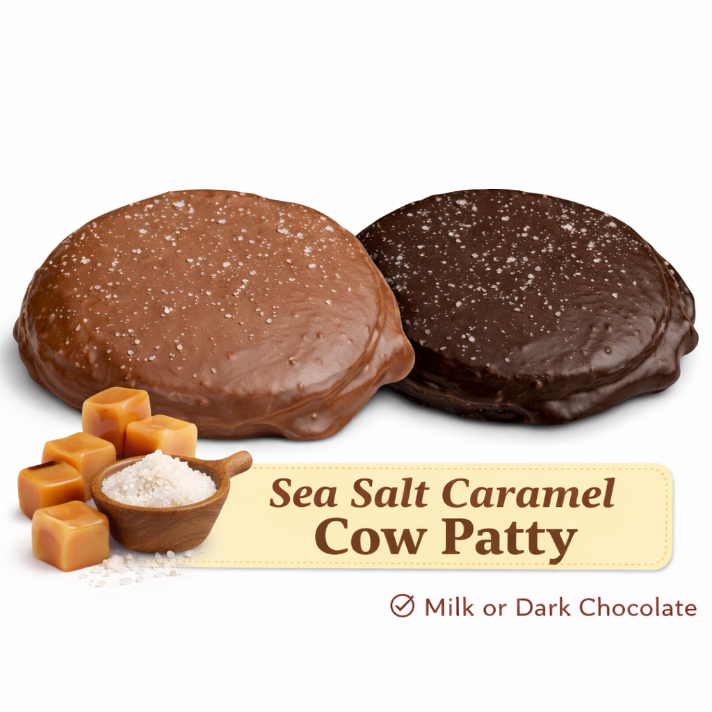 Grandpa Joe's Sea Salt Caramel Cow Patty - Grandpa Joe's Chocolates