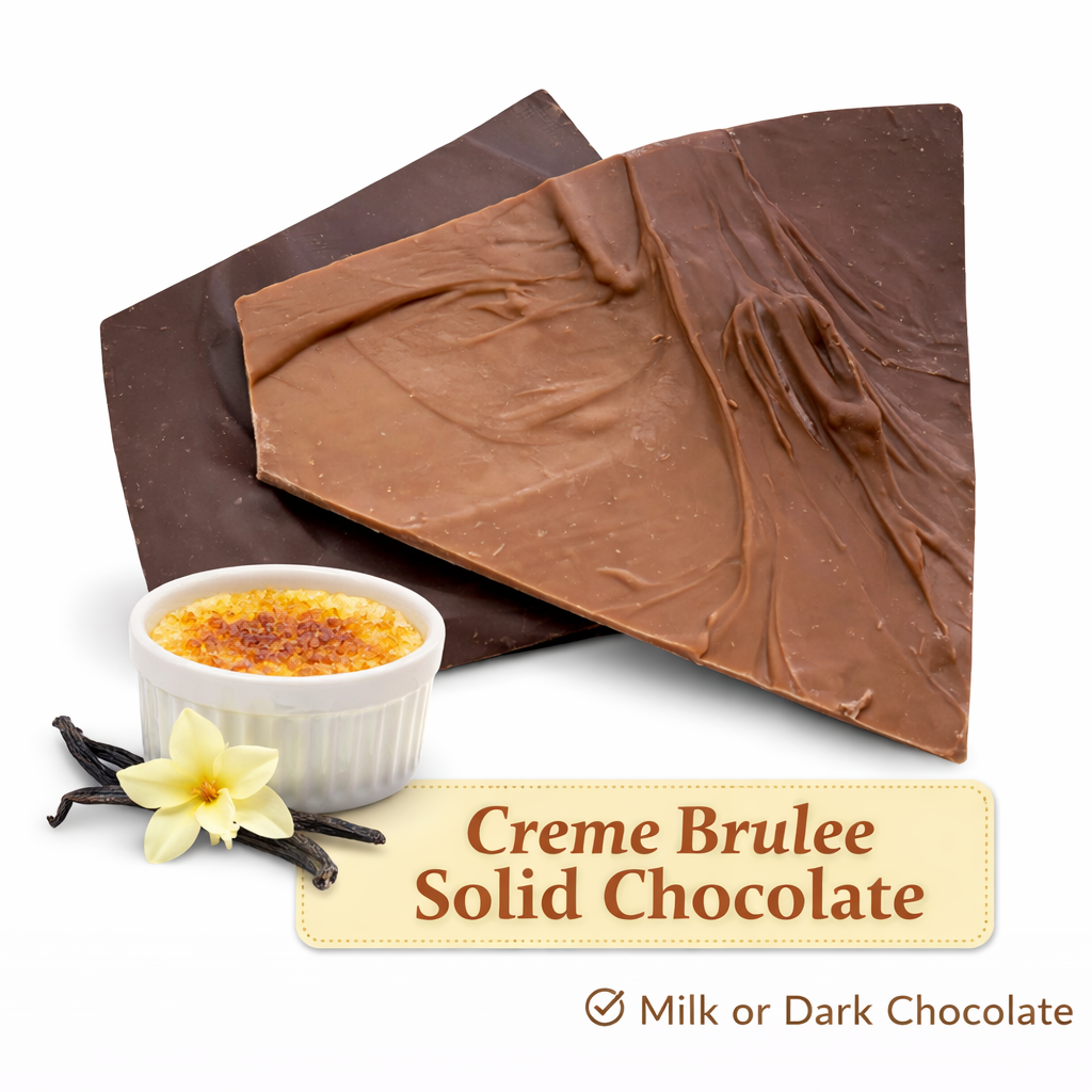 Creme Brulee Solid Chocolate Perfect Portion Bag - Grandpa Joe's Chocolates
