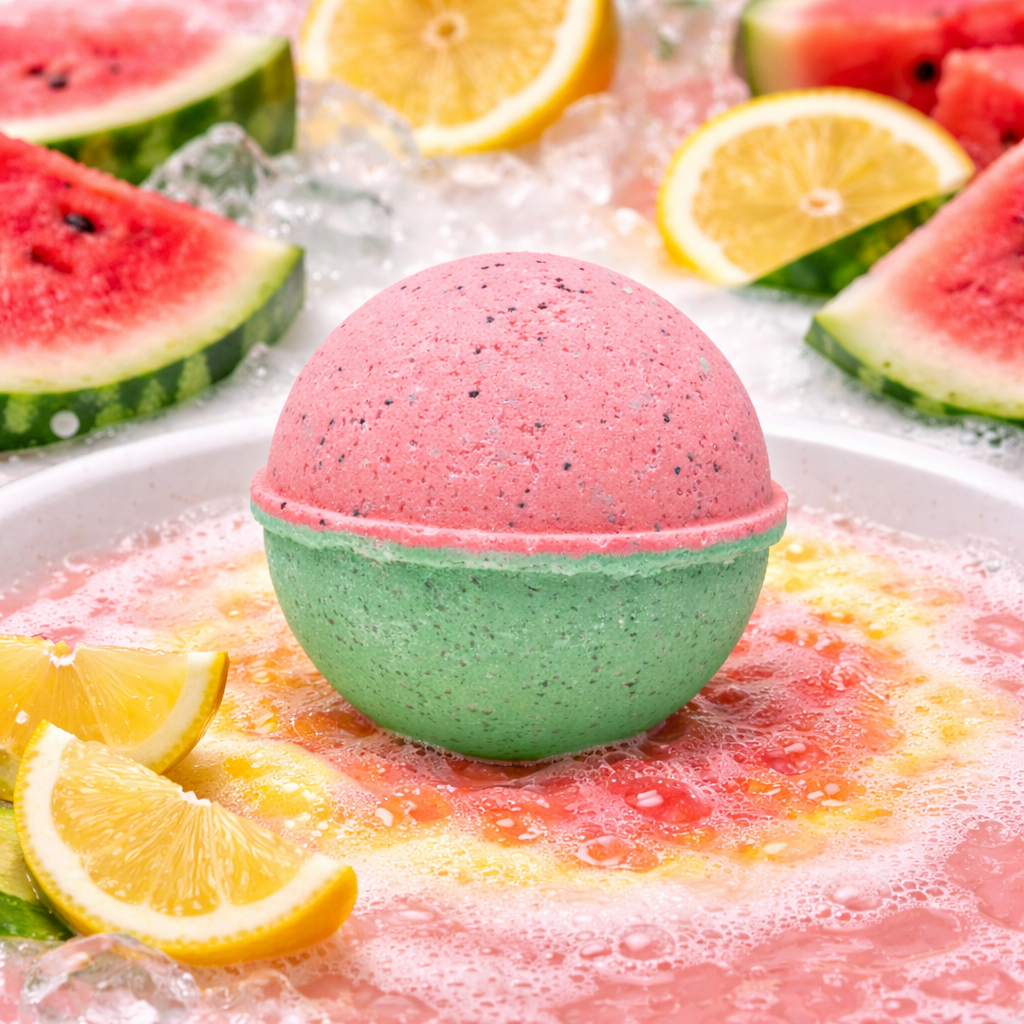 Watermelon Lemonade Bath Bomb - Grandpa Joe's Chocolates