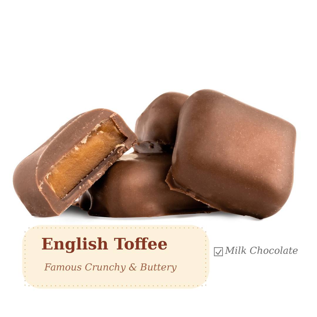 English Toffee Perfect Portion Bag - Grandpa Joe's Chocolates