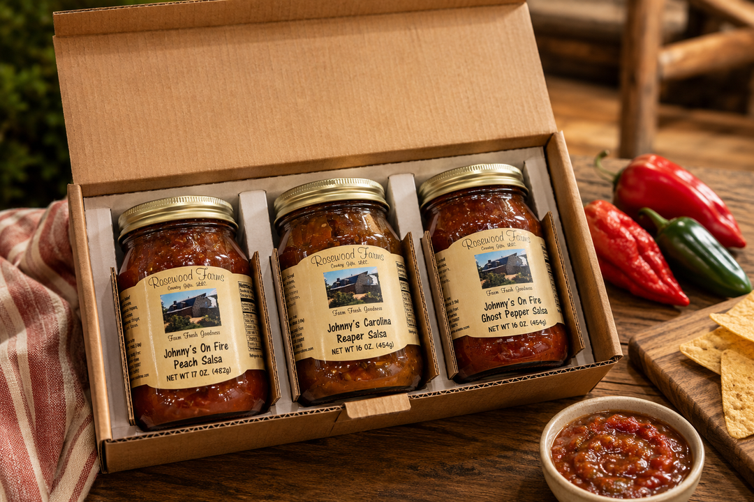 Heat Lovers Best Sellers Salsa Gift Box - Grandpa Joe's Chocolates