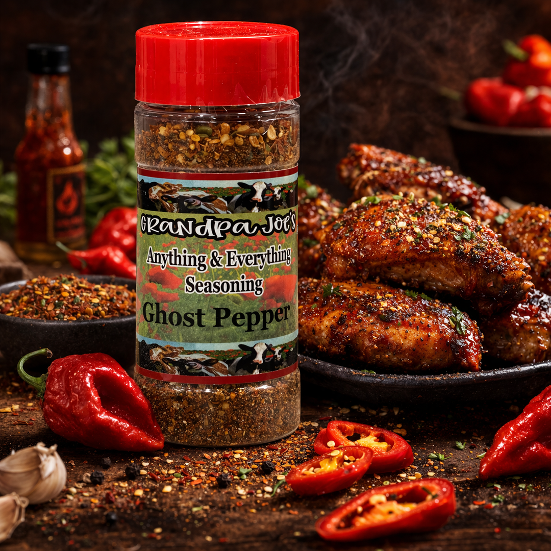 Grandpa Joe's Ghost Pepper Anything & Everything Seasoning - Grandpa Joe's Chocolates