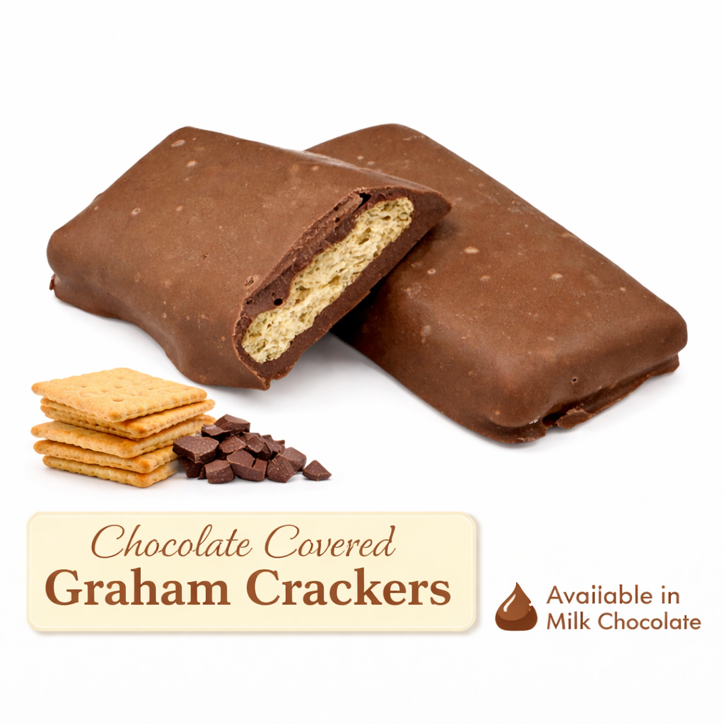 Chocolate Covered Graham Crackers Perfect Portion Bag - Grandpa Joe's Chocolates